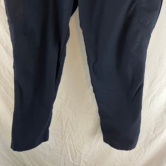 5.11 Tactical  Cargo Pants Mens 38 x 30 Navy Blue  Gusseted Ripstop Canvas 74521 - Picture 7 of 8
